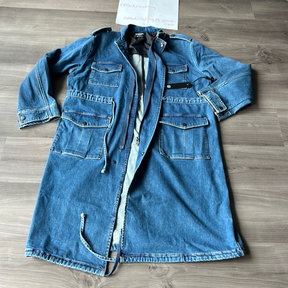 Earnest sewn New York mirage denim coat